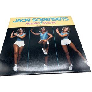 vtg Jacki sorensen's aerobic & dancing the original vinyl record 82 English READ
